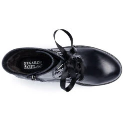 Regarde Le Ciel Roxana 04 Boot Black Delice Leather (Women's) -Fashion Shoe Sale Shop 04 Blk 3