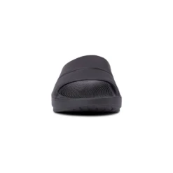 OOFOS OOahh Black Slide (Unisex) -Fashion Shoe Sale Shop 1100BLK 3