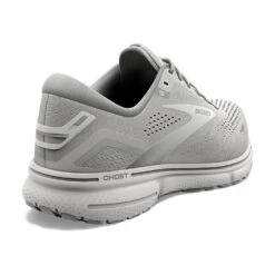 Brooks Ghost 15 Running Shoe Oyster/Alloy/White (Women's) -Fashion Shoe Sale Shop 120380112 4