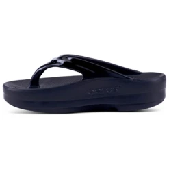 OOFOS OOmega OOlala Black Sandal (Women's) -Fashion Shoe Sale Shop 1410BLACK 4