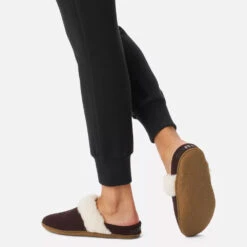 Sorel Nakiska Slide II Slipper New Cinder, Gum 2 (Women's) -Fashion Shoe Sale Shop 1902881203 8