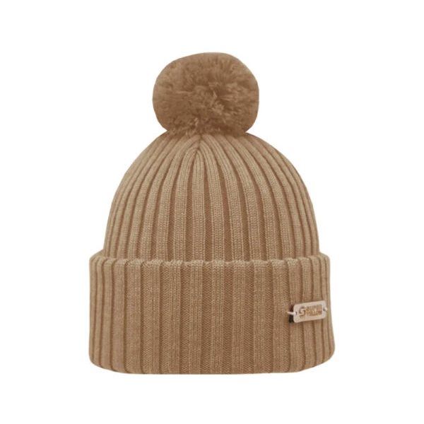 Superyellow Kide Toffee Merino Wool Beanie (Unisex) 2 Superyellow Kide Toffee Merino Wool Beanie (Unisex)