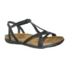 Naot Dorith Sandal Black Leather (Women's) -Fashion Shoe Sale Shop 4710BO8