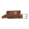 Johnston & Murphy Topstitched Leather Belt Tan -Fashion Shoe Sale Shop 75 7632