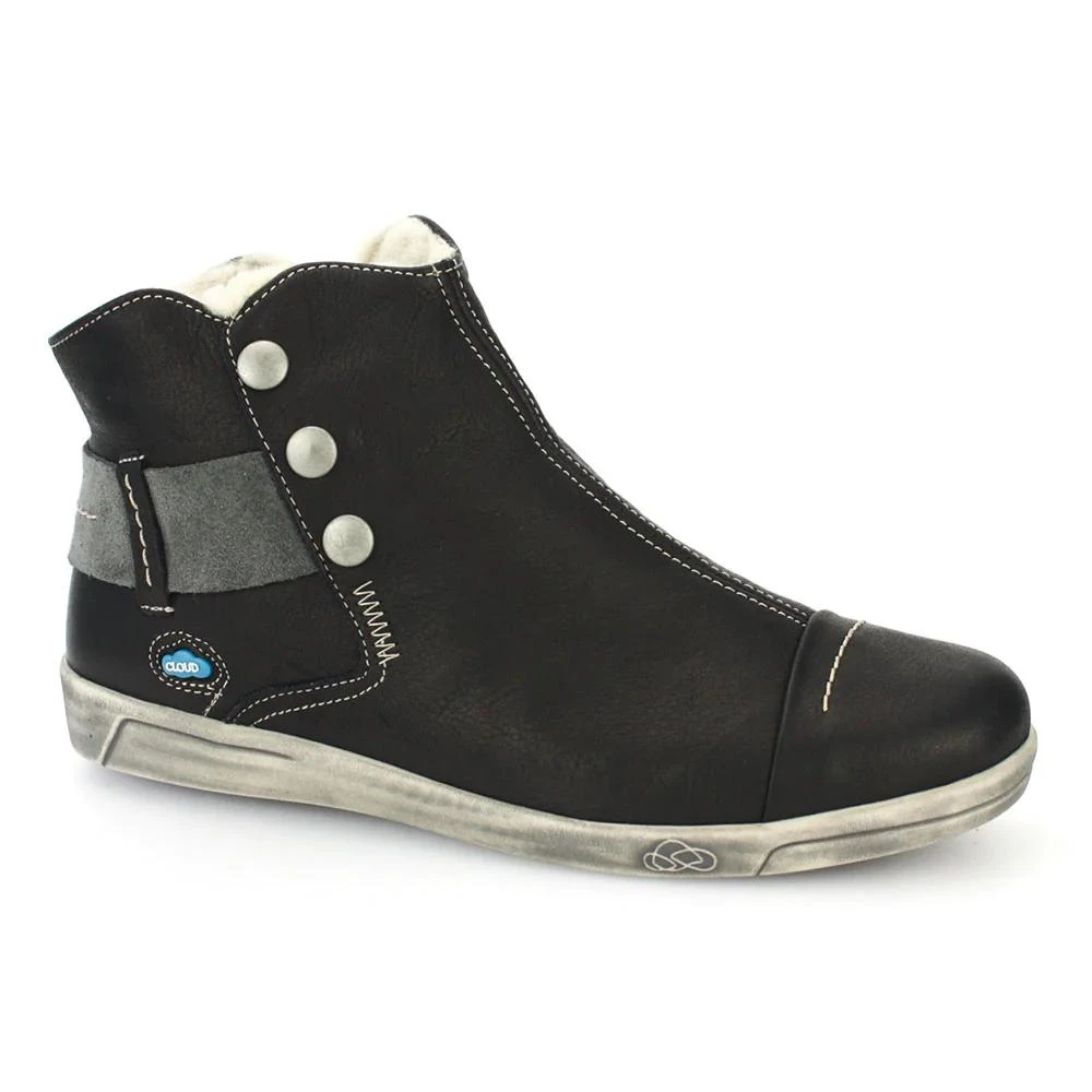 Cloud Footwear Aline Black Wool Lining Boot (Women's) 3 Cloud Footwear Aline Black Wool Lining Boot (Women's)