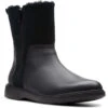 Clarks Un Elda Mid Waterproof Boot (Women's) -Fashion Shoe Sale Shop Blk 1 5fcf265d e4f6 4a95 a816 70f78c6a9d66