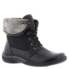 Wanderlust Danette Tie Boot Black (Women's) -Fashion Shoe Sale Shop Blk 1 e905fd14 bd77 4c53 9558 1ffe6e85ef9f