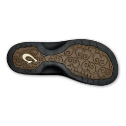 OluKai 'Ohana Flip Flop Sandal Black (Women's) -Fashion Shoe Sale Shop Blk 3 653ec6f1 a8bb 4ab2 9208 12b2e810482c