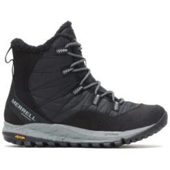 Merrell Antora Sneaker Boot Waterproof Black (Women's) -Fashion Shoe Sale Shop Blk 3 ad1575ec 2655 426a afde 396889d4a909