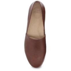 Dansko Larisa Saddle Leather (Women's) -Fashion Shoe Sale Shop Brn 4