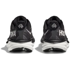 Hoka One One Hoka Clifton 9 Running Shoe Black/White (Men's) -Fashion Shoe Sale Shop CLIFTON9BWHT M 5
