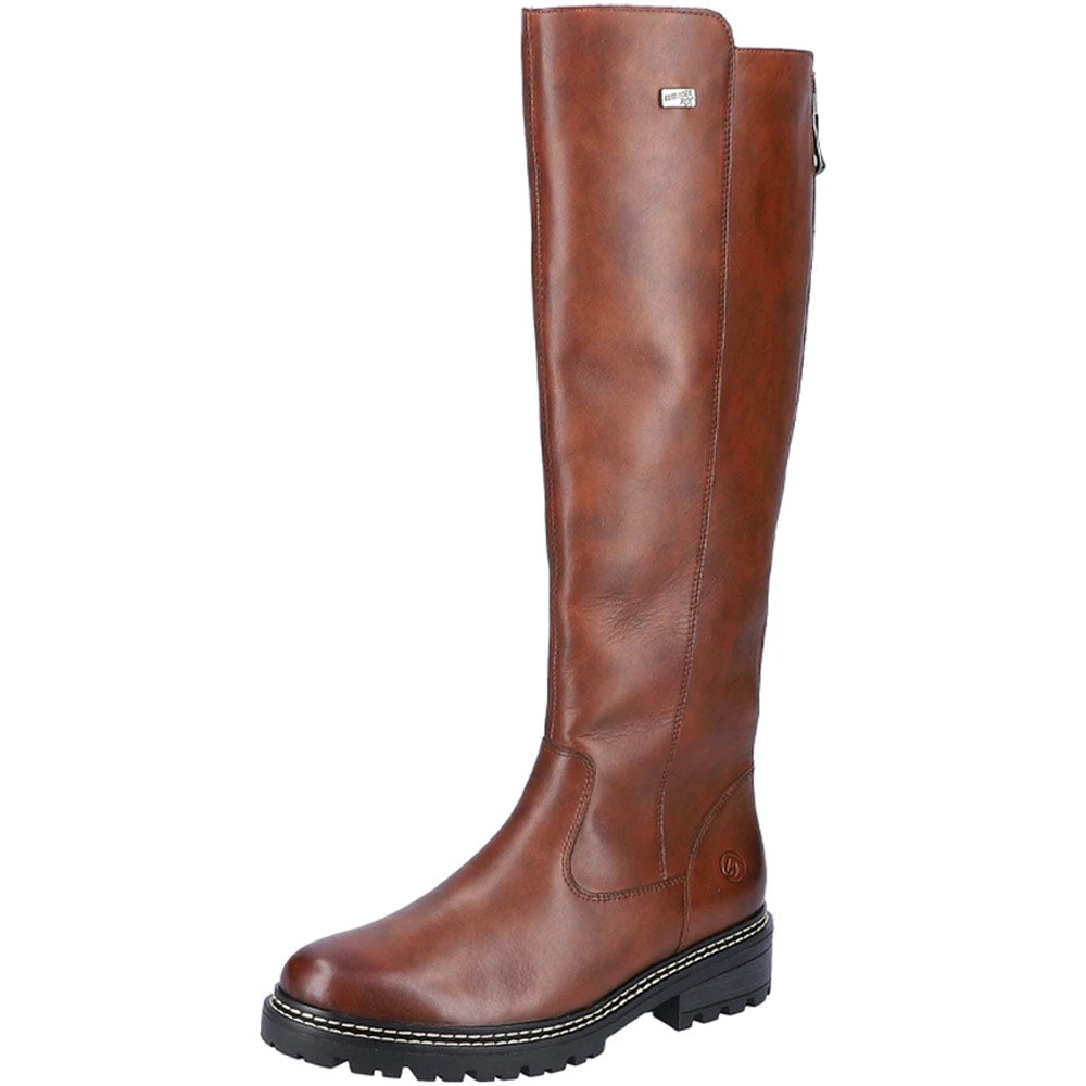 Remonte D0B72-22 Stefanie 72 Tall Boot Chestnut Leather (Women's) 3 Remonte D0B72-22 Stefanie 72 Tall Boot Chestnut Leather (Women's)