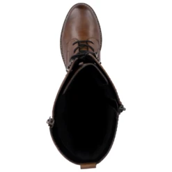 Remonte D1A74-22 Aida Tall Leather Chestnut Boot (Women's) -Fashion Shoe Sale Shop D1A7422 4