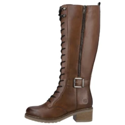 Remonte D1A74-22 Aida Tall Leather Chestnut Boot (Women's) -Fashion Shoe Sale Shop D1A7422 5