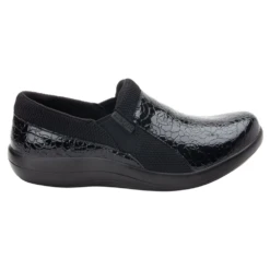 Alegria Duette Slip-On Shoe Flourish Black Patent (Women's) -Fashion Shoe Sale Shop DUE955955W 3
