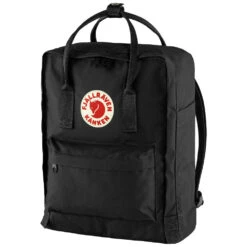 FJÄLLRÄVEN Fjällräven Kånken Black Backpack (Unisex) -Fashion Shoe Sale Shop F23510 550 3