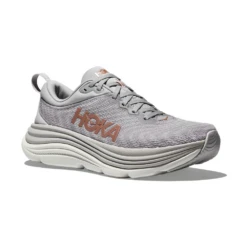 Hoka One One Hoka Gaviota 5 Harbor Mist/Rose Gold Running Shoe (Women's) -Fashion Shoe Sale Shop GAVIOTA5HMRH 6