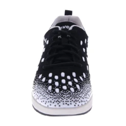 Revere Haiti Black Knit Sneaker (Women's) -Fashion Shoe Sale Shop HAITIBLK 4
