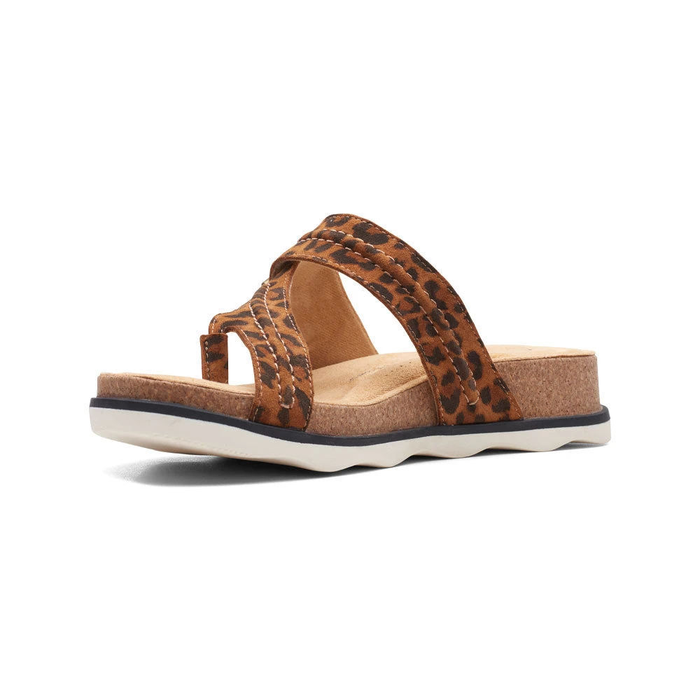 Clarks Brynn Madi Sandal Leopard Leather (Women's) 6 Clarks Brynn Madi Sandal Leopard Leather (Women's) - Image 4