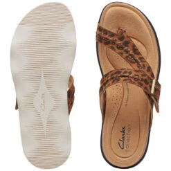 Clarks Brynn Madi Sandal Leopard Leather (Women's) 15 Clarks Brynn Madi Sandal Leopard Leather (Women's) -Fashion Shoe Sale Shop Leo 7