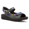 Wolky Pichu Sandal In Jeans Blue Mulit Color Fantasy (Women's) -Fashion Shoe Sale Shop MAR02432