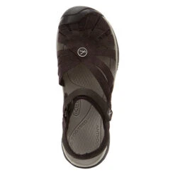 Keen Rose Sandal Black/Neutral Gray (Women's) -Fashion Shoe Sale Shop MAR03702D