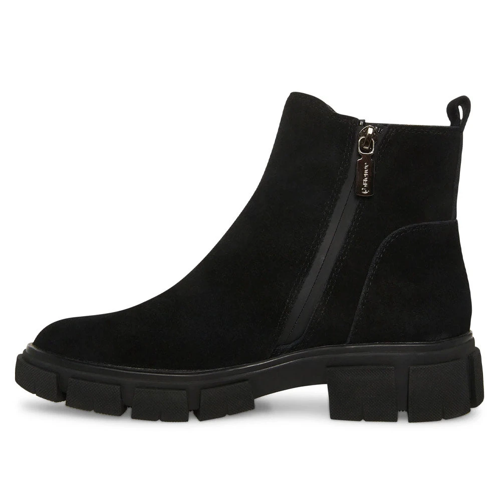 Blondo Posey Waterproof Chelsea Boot Black Suede (Women's) 6 Blondo Posey Waterproof Chelsea Boot Black Suede (Women's) - Image 4