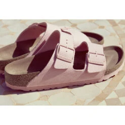 Birkenstock Arizona Vegan Soft Pink (Women's) -Fashion Shoe Sale Shop PinkV 4