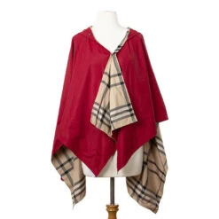 RAINRAPS RainRap Hooded Jester Red & Plaid (Women's) -Fashion Shoe Sale Shop RedPlaid 2