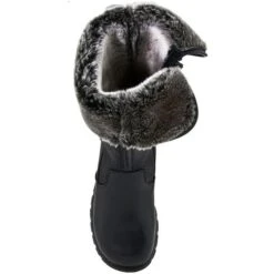 Toe Warmers Shelter Waterproof Boot Black Leather (Women's) -Fashion Shoe Sale Shop Shelter TW4