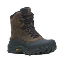 Fashion Shoe Sale Shop 3 Merrell Thermo Overlook 2 Mid Waterproof Brown Hiking Boot (Men's)