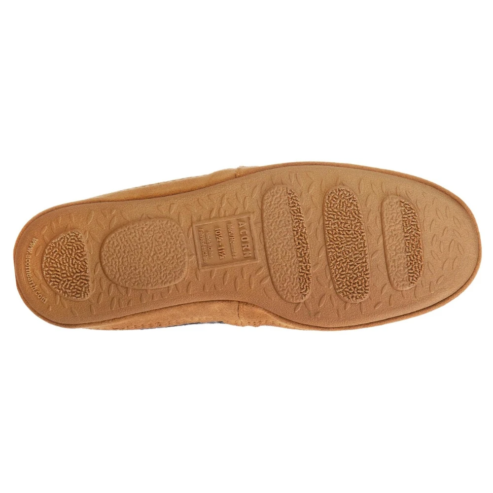 Acorn Moc-M Black Plaid Moccasin (Men's) 6 Acorn Moc-M Black Plaid Moccasin (Men's) - Image 4