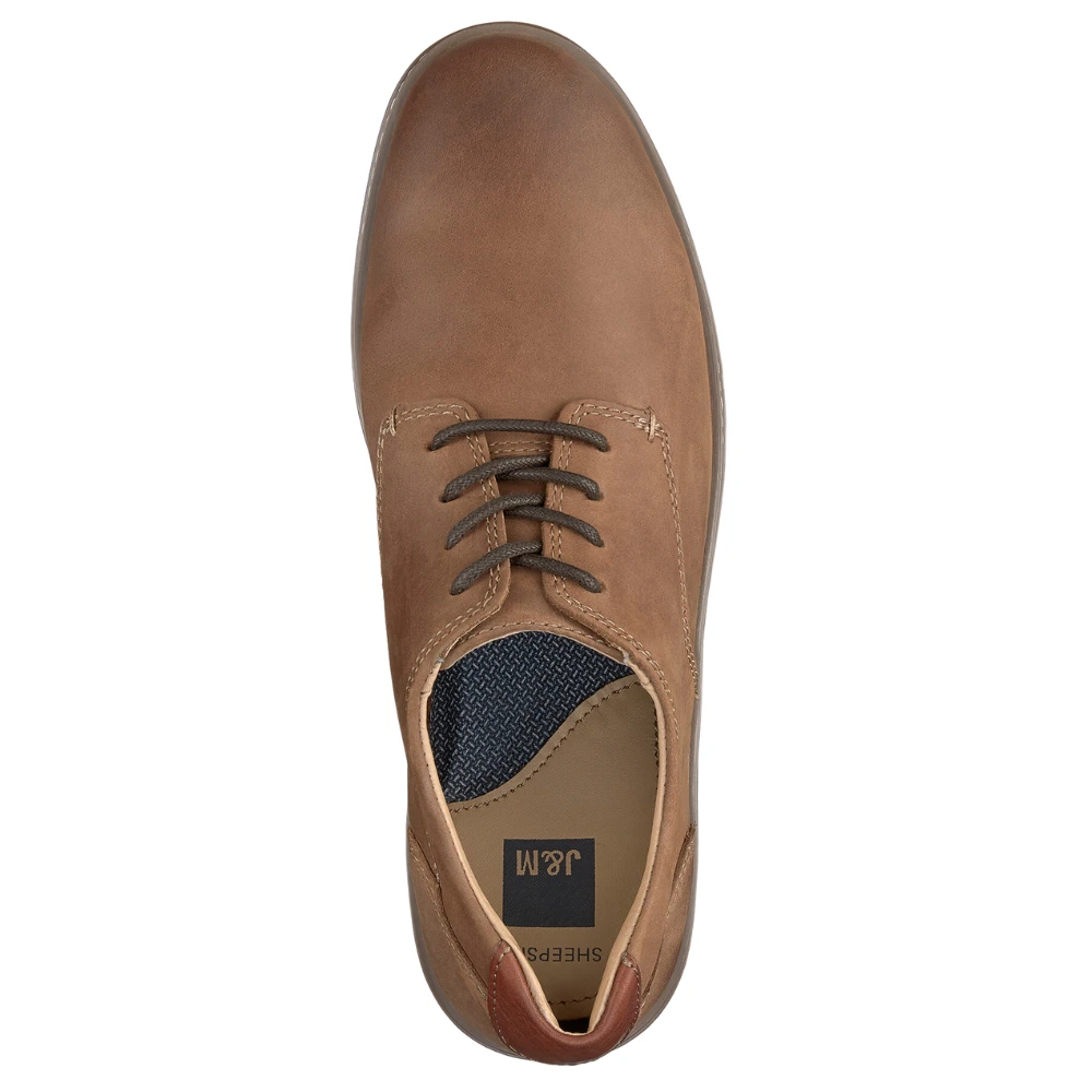 Johnston & Murphy McGuffey Plain Toe Brown Oiled Oxford (Men's) 4 Johnston & Murphy McGuffey Plain Toe Brown Oiled Oxford (Men's) - Image 2