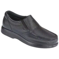 Fashion Shoe Sale Shop 39 SAS Side Gore Loafer Black Leather (Men's)