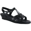 SAS Aurora Sandal Carbon Black Leather (Women's) -Fashion Shoe Sale Shop black 1 c275f8bf 7878 4802 9d33 9d1a3e687ec5