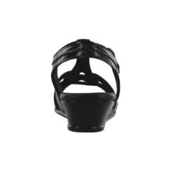 SAS Aurora Sandal Carbon Black Leather (Women's) -Fashion Shoe Sale Shop black 5 e84aea5d 7f91 4b1b baa5 d63373a4c33d