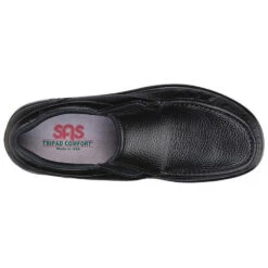 SAS Side Gore Loafer Black Leather (Men's) -Fashion Shoe Sale Shop black 6 3caa5b63 7a1e 4807 acea ee9d0fd0d885