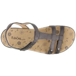 Taos Trophy 2 Sandal Black Leather (Women's) -Fashion Shoe Sale Shop black 6 aad61738 d54f 465d 9182 4e3df27addbf