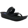 Wolky Tahiti Sandal Black Mighty Leather (Women's) -Fashion Shoe Sale Shop black mighty 1