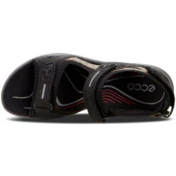 Ecco Yucatan Sandal Black/Mole/Black (Women's) -Fashion Shoe Sale Shop black mole 6