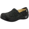 Alegria Keli Slip-On Black Embossed Paisley (Women's) 2 Alegria Keli Slip-On Black Embossed Paisley (Women's) -Fashion Shoe Sale Shop blk paisley 1