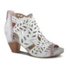 L'Artiste By Spring Step Icon Shootie Off White Leather (Women's) -Fashion Shoe Sale Shop iconw 1