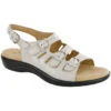 SAS Mystic Sandal Web Linen Leather (Women's) -Fashion Shoe Sale Shop linen 1 0caa0910 35da 4b2e bccc e4ee5d88d3b3