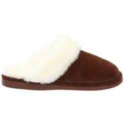 Old Friend Scuff Slipper Dark Brown Sheepskin (Women's) -Fashion Shoe Sale Shop pic4 08c60828 0b6c 4420 bace 17d5ad481c12