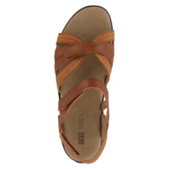SAS Pier Sandal Sepia Tan Leather (Women's) -Fashion Shoe Sale Shop sepia 6