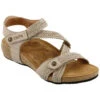 Taos Trulie Sandal Stone Leather (Women's) -Fashion Shoe Sale Shop stone 1 54c90fd8 5041 402a aba2 fe52c5e62ff0