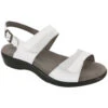 SAS Nudu Sandal White Leather (Women's) -Fashion Shoe Sale Shop white 1 73a26876 7c03 474e 979d 12a70c2c6e8d