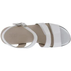 SAS Savanna Sandal White Lizard Leather (Women's) -Fashion Shoe Sale Shop white 6 50251ca2 2044 4979 9d47 1b5add27277b